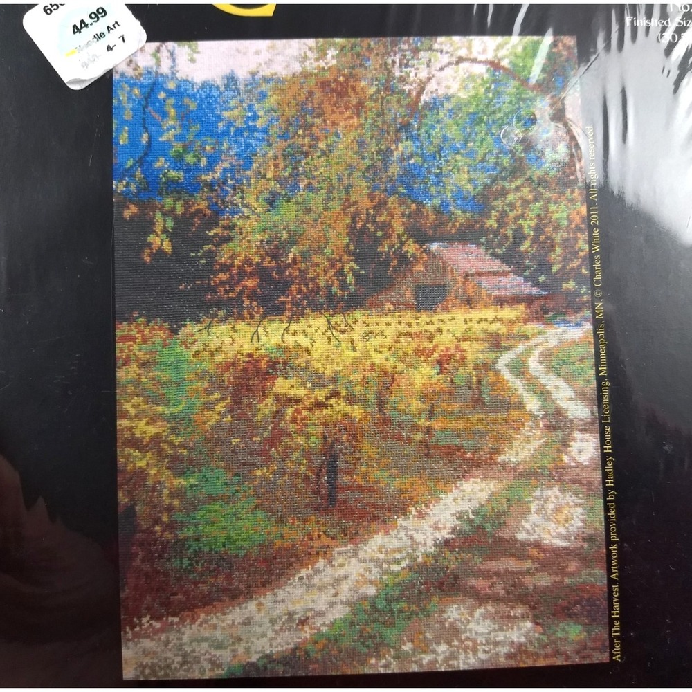Candamar Designs Gold Collection Counted Cross Stitch Kit After The‎ Harvest NEW - Picture 2 of 16